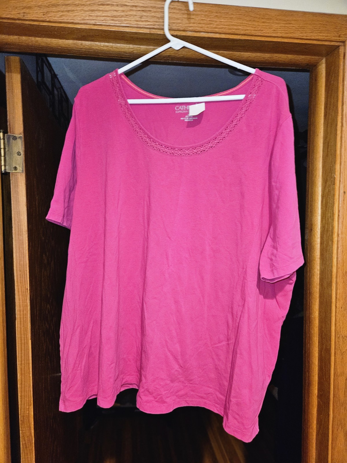 Catherines Suprema Collection Raspberry Short Sle… - image 1