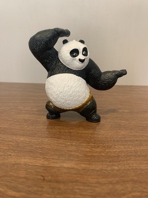 Kung Foo Panda Figurine 4  Po 2014 Wendy's Toy Kids Meal DreamWorks 0694NG