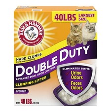 Double Duty Cat Litter Advanced Odor Control Clumping Cat Litter Scented 40 Lb 1.36 per pound