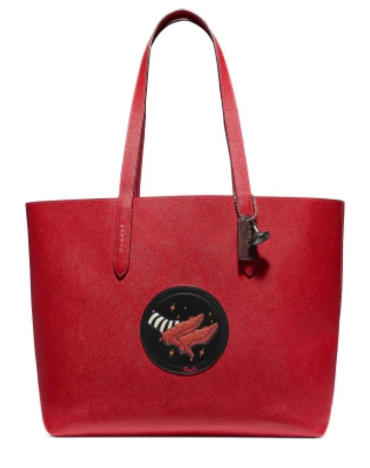 NEW COACH WIZARD OF OZ RUBY RED SLIPPERS TOTE 77957 New With Tags