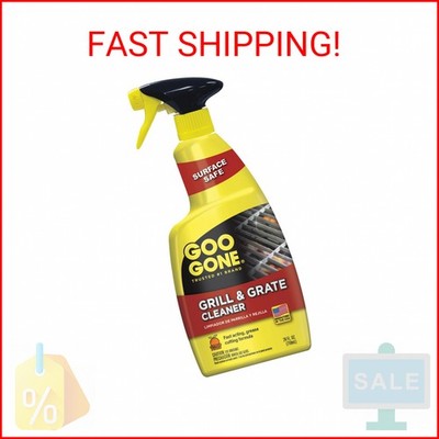 Goo Gone Grill and Grate Cleaner - 24 Ounce - Cleans Cooking Grates and Racks
