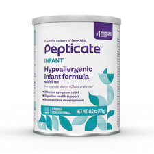 Pepticate Baby Formula, Hypoallergenic Powdered Infant Formula for Cow Milk Alle
