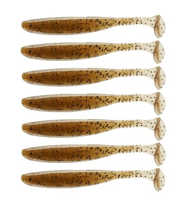 Daiwa Tournament D'Fin 10,2cm Pumpkin 7 Stück Gummifische Gummiköder