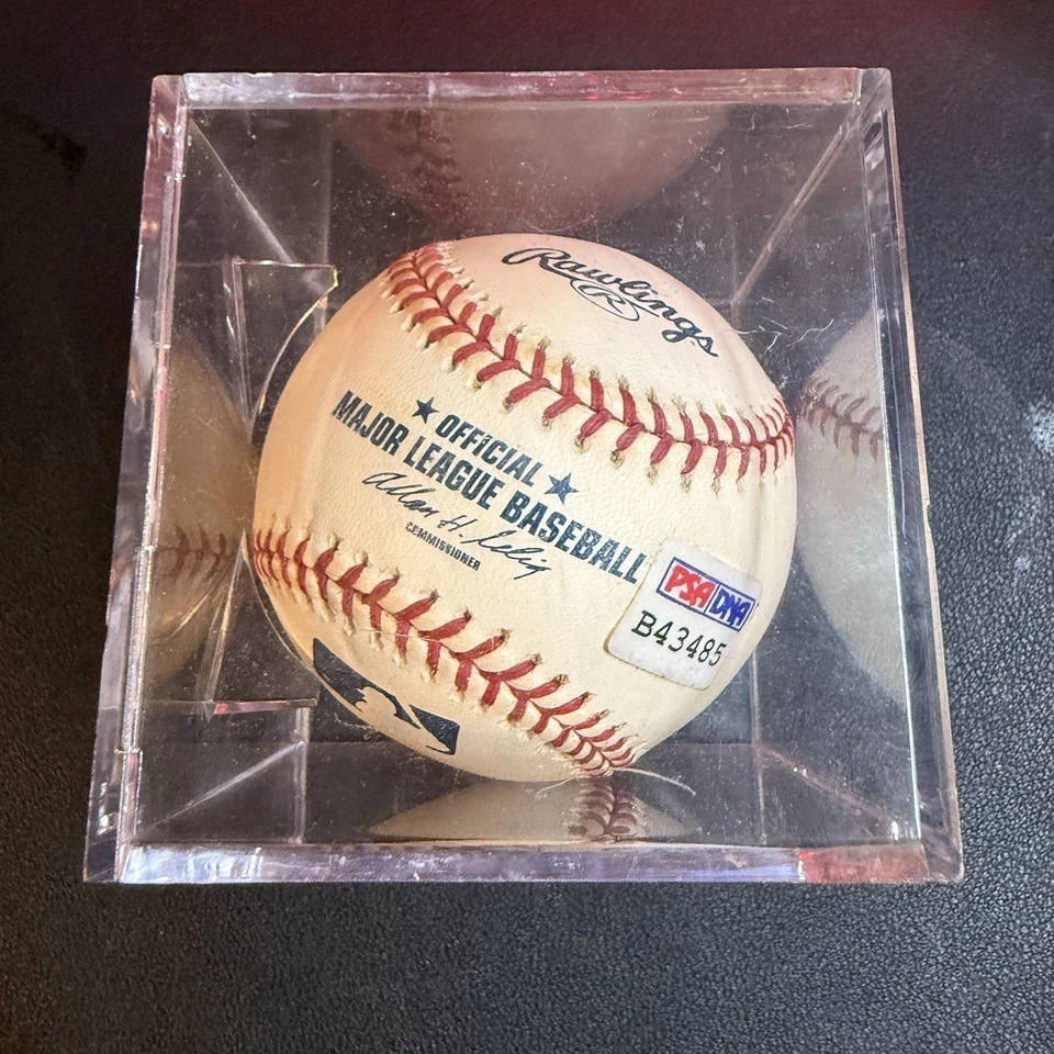 Ivan "Pudge" Rodríguez Firmado Oficial MLB Béisbol PSA/DNA CERTIFICADO DE AUTENTICIDAD Autógrafo Foto 2 de 4