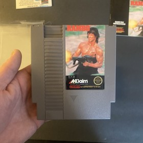 Rambo NES Nintendo Complete CIB Authentic! Circle Seal! Rare!
