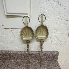 Set of 2 bronze vintage 1960