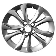 Refurbished 17x7 Painted Silver Wheel Fits 2012-2013 Hyundai Genesis Sedan Refurbished 17x7 Painted Silver Wheel Fits 2012-2013 Hyundai Genesis Sedan