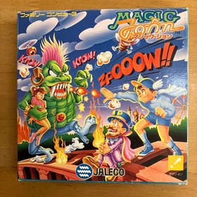 Magic John Totally Rad Nintendo Famicom FC NES W/Box Manual Japan Import Tested