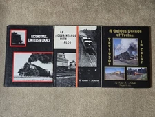 Vintage Railroad Book Lot Hardcover