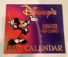 VTG Disney’s Animated Film Classics 1996 Calendar. Unused AA