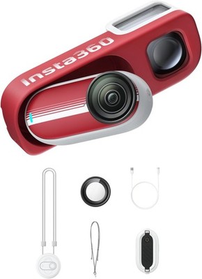 Insta360 GO 3S Retro Bundle Special Edition 128GB White - Small 4K Vlogging Came