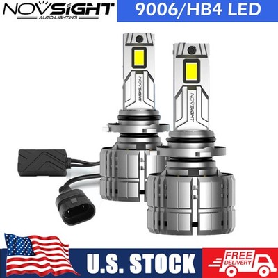 2X 9006 HB4 LED Headlight Bulbs High Low Beam Bright White 200W 40000LM