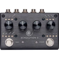Pigtronix Echolution 3 Delay Effects Pedal Black LN