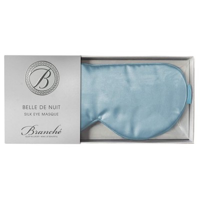 Branche Beauty Belle De Nuit Silk Eye Mask 22 Momme Blue