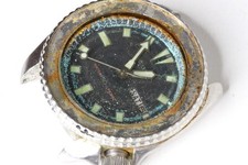 Seiko Diver 6309-7290 automatic watch runs/stops, for repairs or parts   -22714