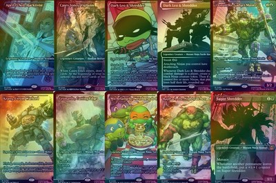 Magic: The Gathering Teenage Mutant Ninja Turtles Extras Foil English MINT
