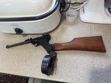 mgc japan 1968 Artillery Luger W Shoulder Stock And Snail Drum Vintage Replica