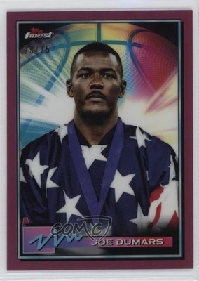 2021 Topps Finest Pink Refractor /75 Joe Dumars #4 HOF 6u3