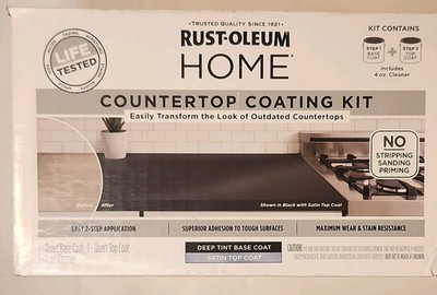Rust-Oleum Countertop Coating Kit Deep Tint Base Satin Top Coat