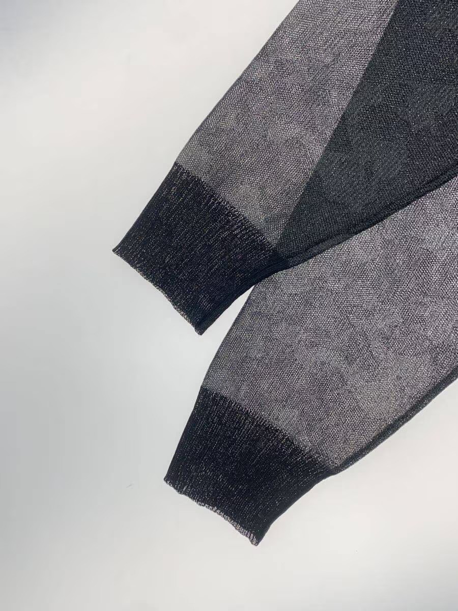 Yohji Yamamoto Y's Ladies' cardigan thin size 2 nylon black camouflage USED image 6