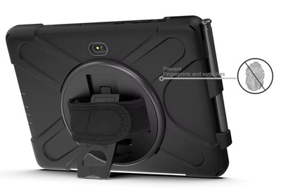 Samsung Tab Active 4 Pro Hülle T630 T636 Schutzhülle 360°Grad Ständer & Handgurt