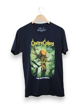 T-Shirt Cavity Colors M Schwarz Damen Halloween Spookbag Horror Movie Pumpkin USA