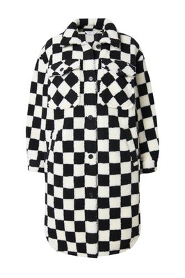 Angel of Style Damen große Größen Hemdjacke A Linie Teddyplüsch