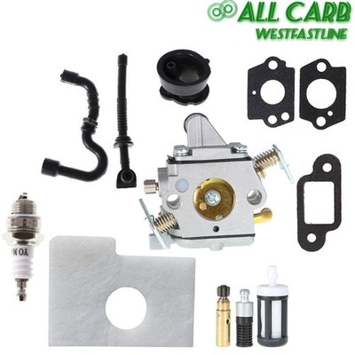 Carburetor For Stihl MS180C MS170 MS180 017 018 Chainsaw Air Filter Tune Up Kit