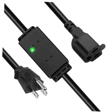 Thermostat Controlled Extension Cord - On at 32°F/Off at 50 °F, 1 Plug 1