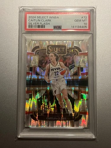 2024 Panini Select WNBA - Concourse Caitlin Clark #72 Silver Flash Prizm (RC)