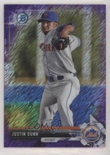 2017 Bowman Chrome Prospects Purple Shimmer Refractor Justin Dunn #BCP223 08jk