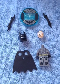 LEGO Dimensions Minifigure & Toy Tag Lot &ndash; Batman Gandalf Wyldstyle Batmobile