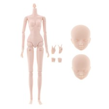 1/6 Bewegliche Puppe Body Girl Puppe DIY Flexibel 2 Paare Hände Actionfigur
