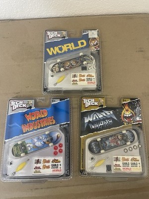 Vintage World Industries Tech Deck NIB 3 Lot