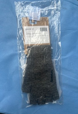 Simms Wool Half Finger Glove Steel Size L/XL  (2pairs)
