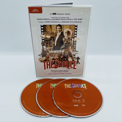 The Deuce: The Complete First Season 1 (DVD, 2017) 3-Disc Set, HBO, Fast Ship