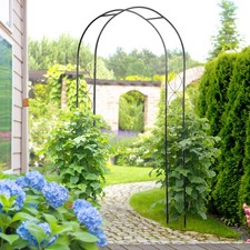 Sturdy Backyard Metal Garden Arch for Plants & Vines Wedding Party Decor