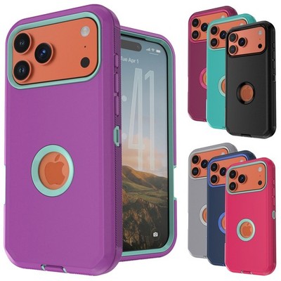 For iPhone 17 Pro Max/17 Air/Pro/17 Case Shockproof Protective Hybrid Hard Cover