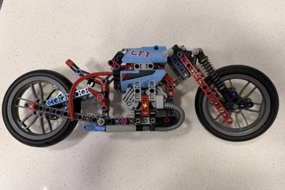 LEGO Technic Street Motorcycle 42036 Retired Set - No Instruction Book, READ