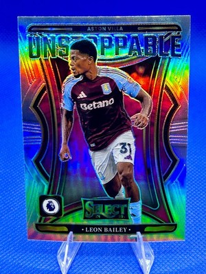 2024-25 Panini Select Premiere League Soccer Leon Bailey Unstoppable #23