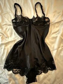 La Perla Black Lace Underwired Teddy Bodysuit Women&rsquo;s