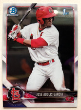 JOSE ADOLIS GARCIA ROOKIE • 2018 Bowman Chrome 1st #BCP121 • SHARP PHILLIES RC!!