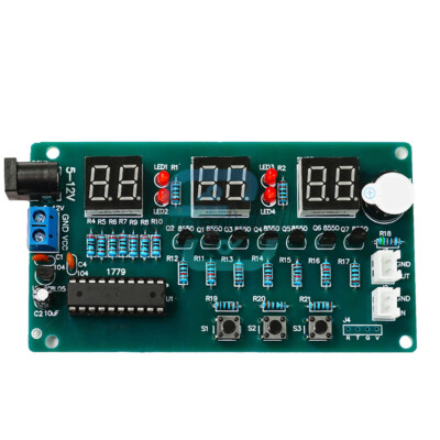 6-bit LED Digital Electronic Clock DIY Kit 51 Microcontroller Circuit Board Kit