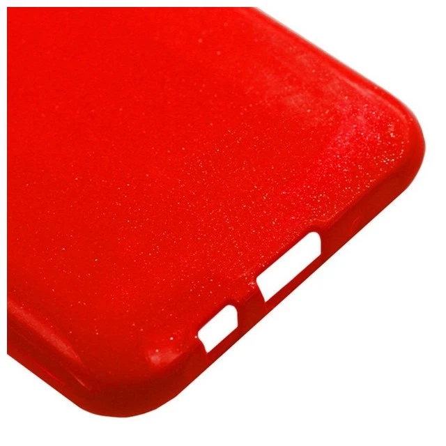 CUSTODIA SILICONE BACK CASE FLUO COVER GEL GLITTER SOTTILE HTC DESIRE 620 ROSSA - Immagine 4 di 4