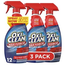 OxiClean Max Force Spray Quitamanchas Lavandería 12 fl oz Paquete de 3