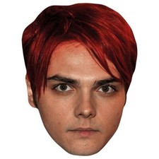 Gerard Way Red Hair Big Head. Larger than life mask.
