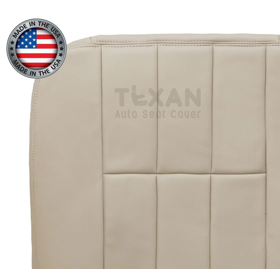 Passenger Bottom Leather Seat Cover Tan fits 2007, 2008 Mercury Grand Marquis LS - Image 3 of 4