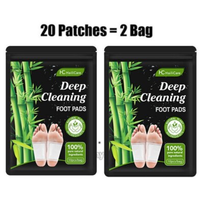 300 Stck Entgiftungspflaster Fusspflaster Detox Pflaster Bambus Foot Patch  Pads | eBay.de