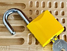 LockOut TagOut Padlock w/ Key All Metal Locksport Lock