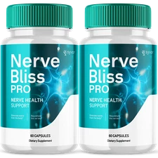Nerve Bliss Pro Advanced Support Formula Maximum Strength Vitamin 120 Capsules